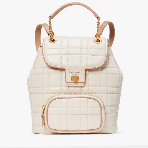 kate spade Handbags - Kate Spade “Evelyn” quilted leather small  backpack NWT